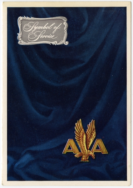 Image: menu: American Airlines