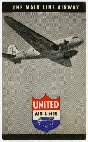 Luggage label: United Air Lines