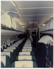 Image: photograph: aircraft cabin