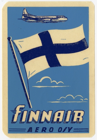 Luggage label: Finnair