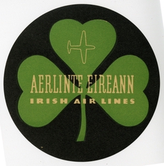 Image: luggage label: Aer Lingus