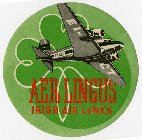 Luggage label: Aer Lingus