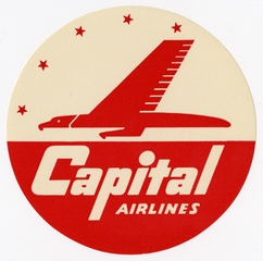 Image: luggage label: Capital Airlines