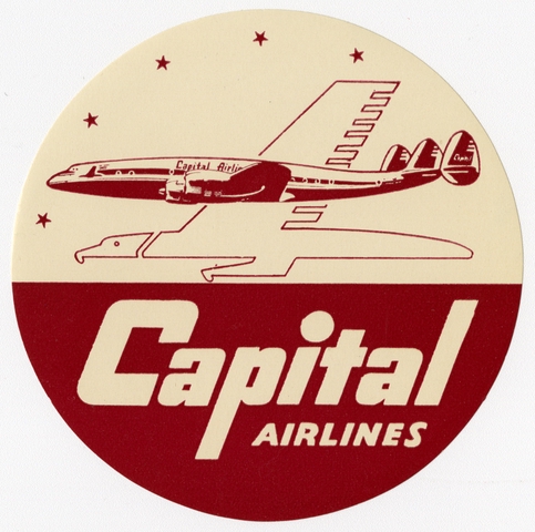 Luggage label: Capital Airlines
