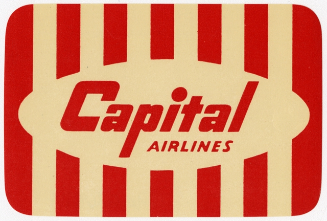Luggage label: Capital Airlines