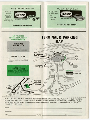 Timetable: Transportation Displays, Inc., San Francisco International Airport (SFO)