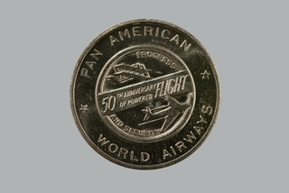 Image: commemorative medallion: Pan American World Airways