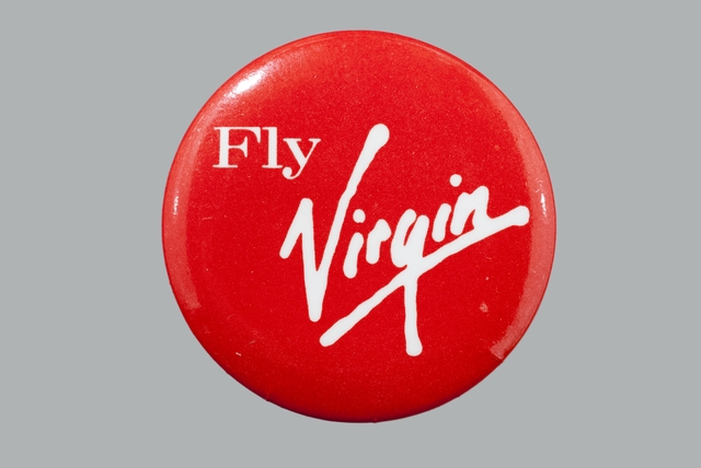 Promotional button: Virgin Atlantic