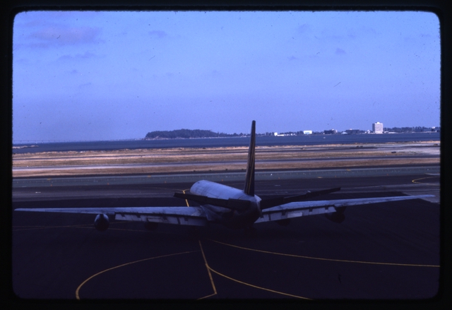 Slide: Pacific East Air, Douglas DC-8-63, San Francisco International Airport (SFO)