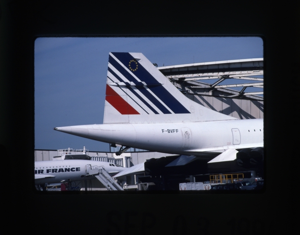 Slide: Air France, Concorde, John F. Kennedy International Airport (JFK)