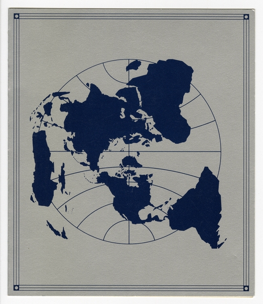 Image: menu: Pan American World Airways, First Class