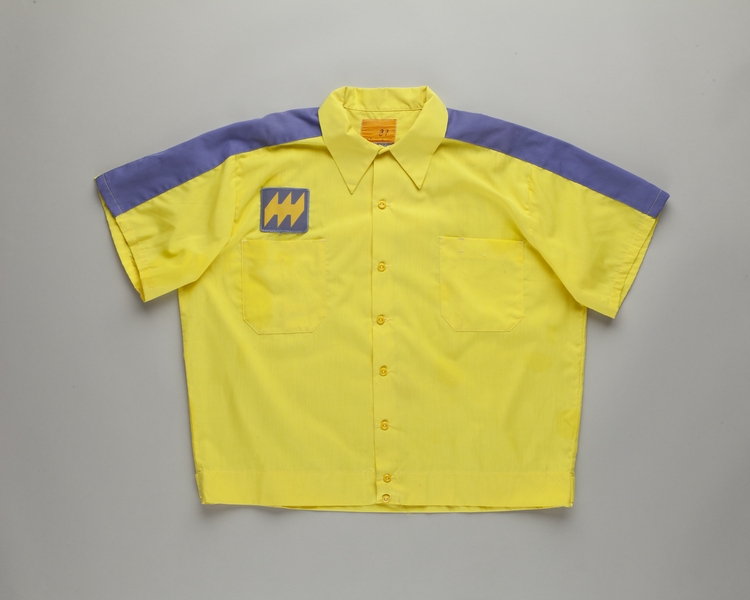 Image: ramp agent shirt: Hughes Airwest