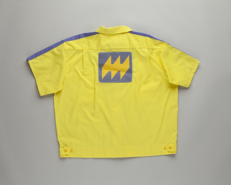 Image: ramp agent shirt: Hughes Airwest