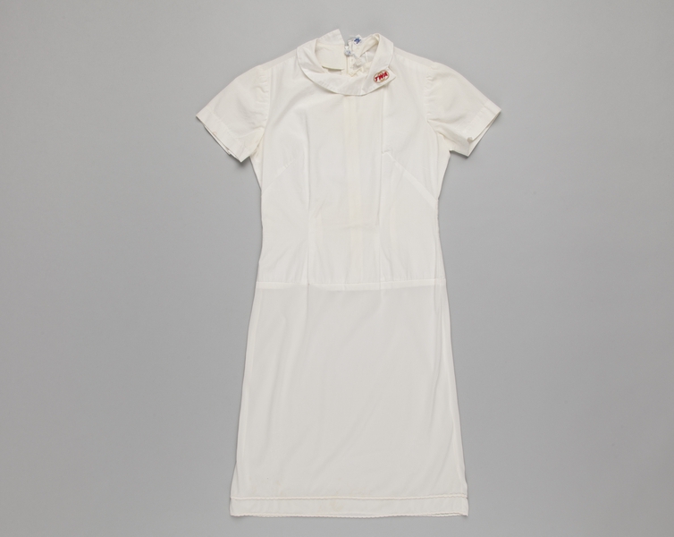 Image: air hostess blouse-slip: TWA (Trans World Airlines), winter