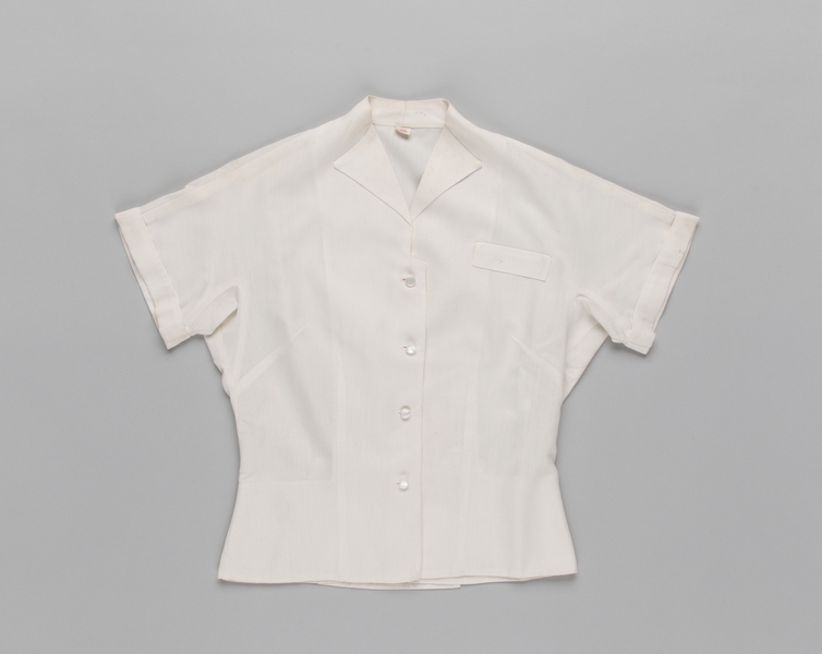 Image: stewardess blouse: Pan American World Airways