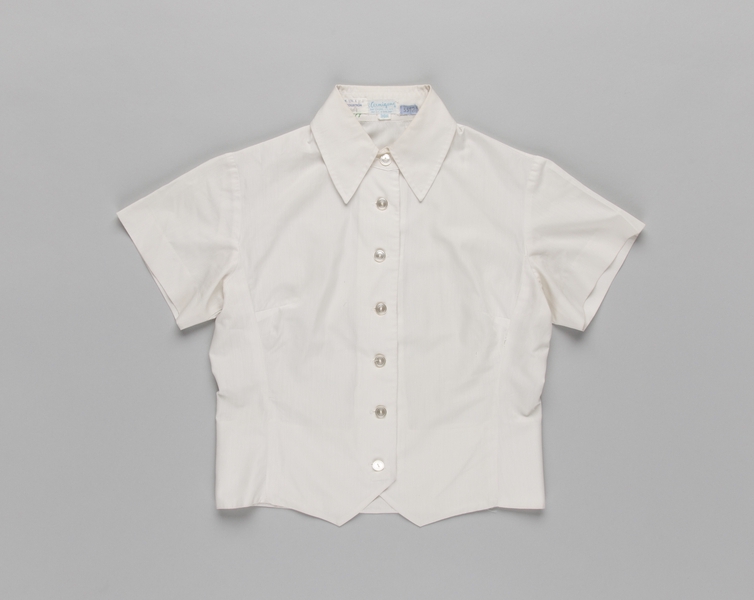 Image: stewardess blouse: Pan American World Airways
