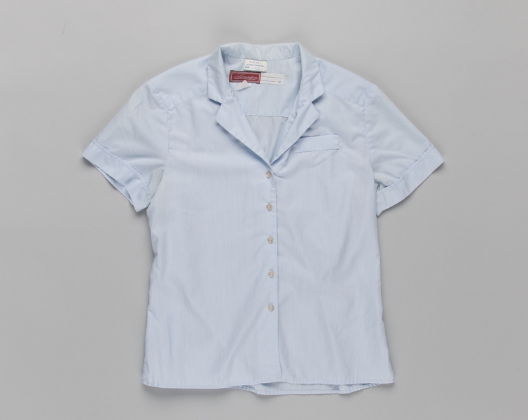 Image: flight attendant blouse: Pan American World Airways, purser