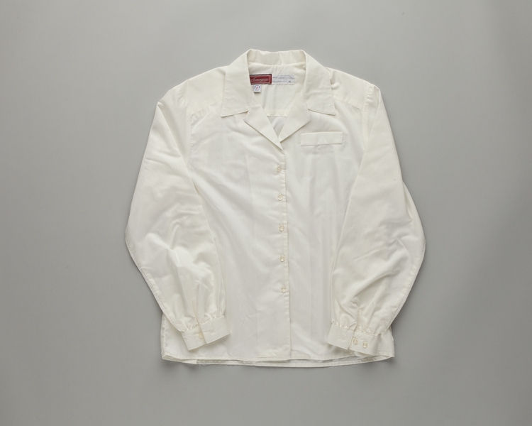 Image: flight attendant blouse: Pan American World Airways