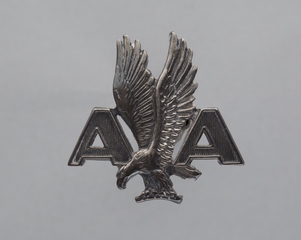 Image: stewardess hat badge: American Airlines