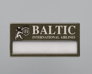 Image: name pin: Baltic International Airlines (BIA)