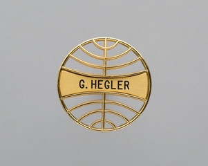 Image: name pin: Pan American World Airways, G. Hegler
