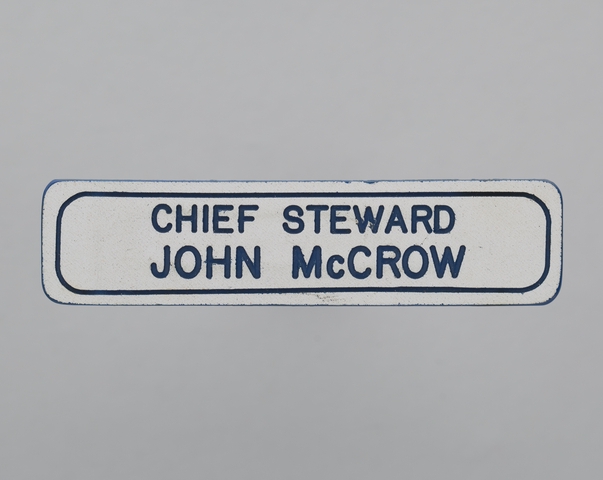 Name pin: Qantas Airways, John McCrow