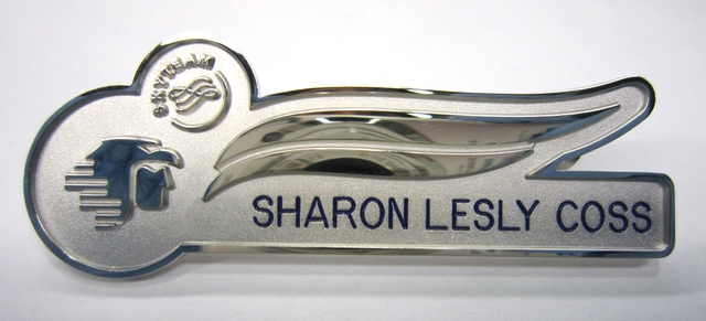 Name pin: AeroMéxico, Sharon Lesly Coss