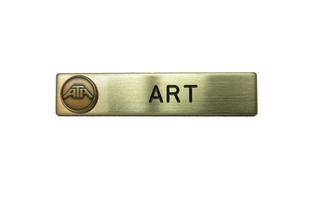 Image: flight attendant name pin: American Trans Air (ATA), Art