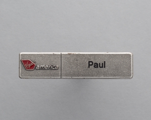 Image: name pin: Virgin America, Paul