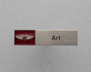 Image: name pin: Virgin America, Art