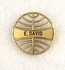 Image: name pin: Pan American World Airways, Evelyn David