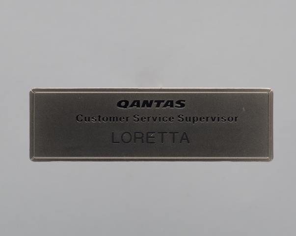 Name pin: Qantas Airways, Loretta