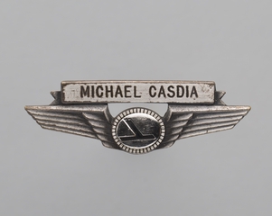 Image: name pin: Eastern Air Lines, Michael Casdia