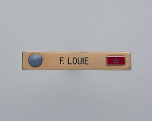 Image: name pin: Pan American World Airways, F. Louie
