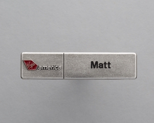 Image: name pin: Virgin America, Matt
