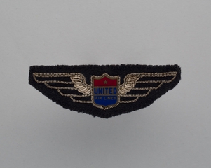 Image: flight officer wings: United Air Lines