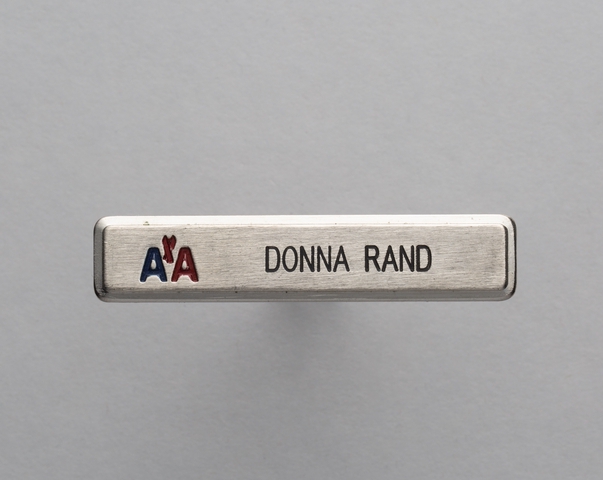 Name pin: American Airlines, Donna Rand