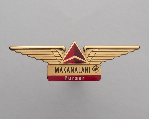 Flight attendant wings: Delta Air Lines, Makanalani / Purser