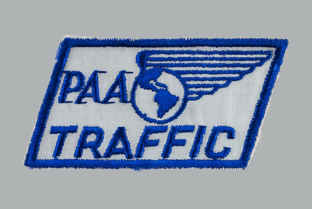 Uniform patch: Pan American Airways, Traffic
