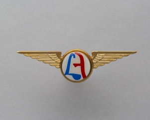 Image: flight officer wings: Liberty Airlines