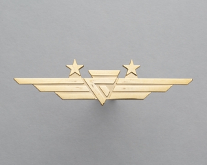 Image: flight officer wings: Midway Airlines