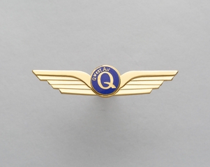 Image: flight officer wings: Qwest Air