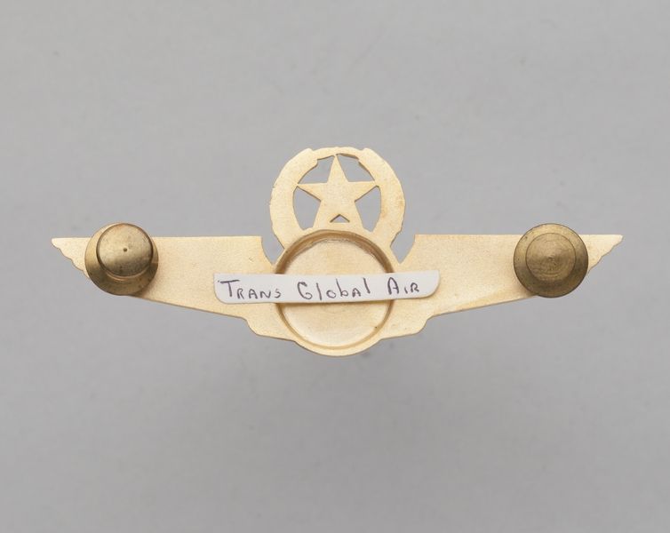 Image: flight officer wings: Trans Global Airlines 