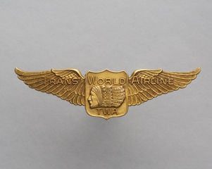Image: flight officer wings: TWA (Trans World Airlines)