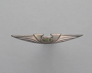 Image: flight attendant wings: West Coast Airlines