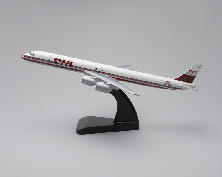 Image: model airplane: DHL Airways (Cargo), Douglas DC-8-73F