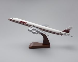 Image: model airplane: DHL Worldwide Express (Cargo), Douglas DC-8-73F