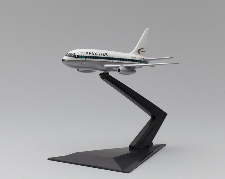 Image: model airplane: Frontier Airlines, Boeing 737-200