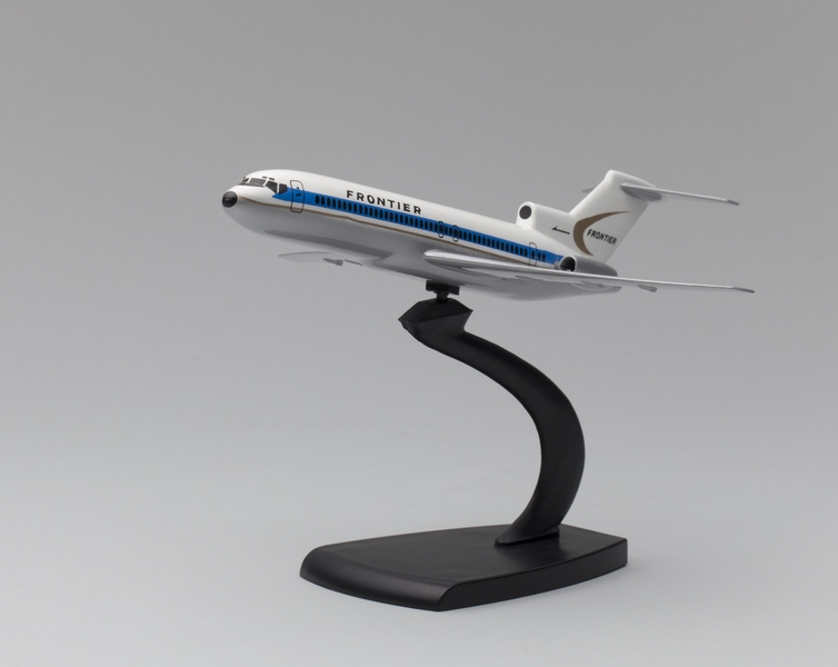 Image: model airplane: Frontier Airlines, Boeing 727-200