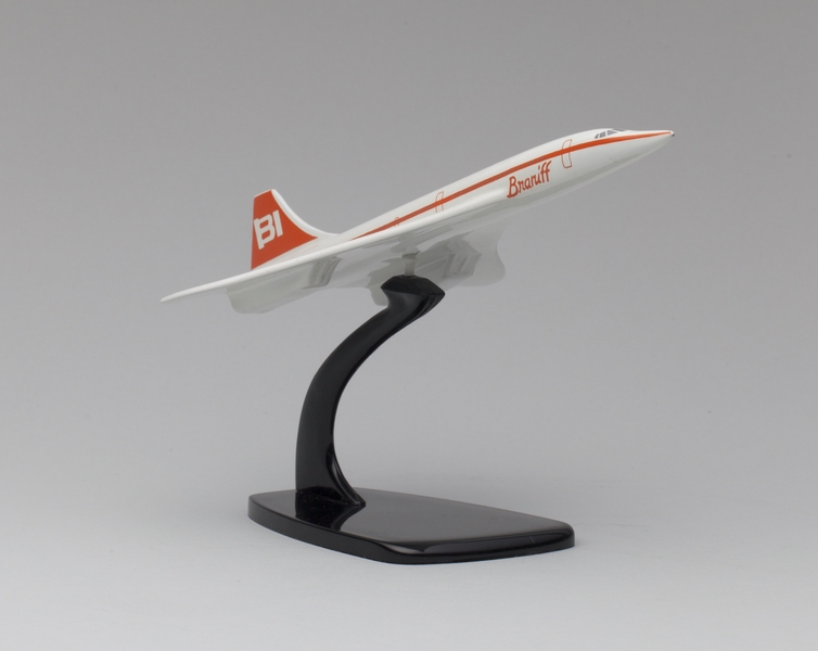 Image: model airplane: Braniff International, Concorde